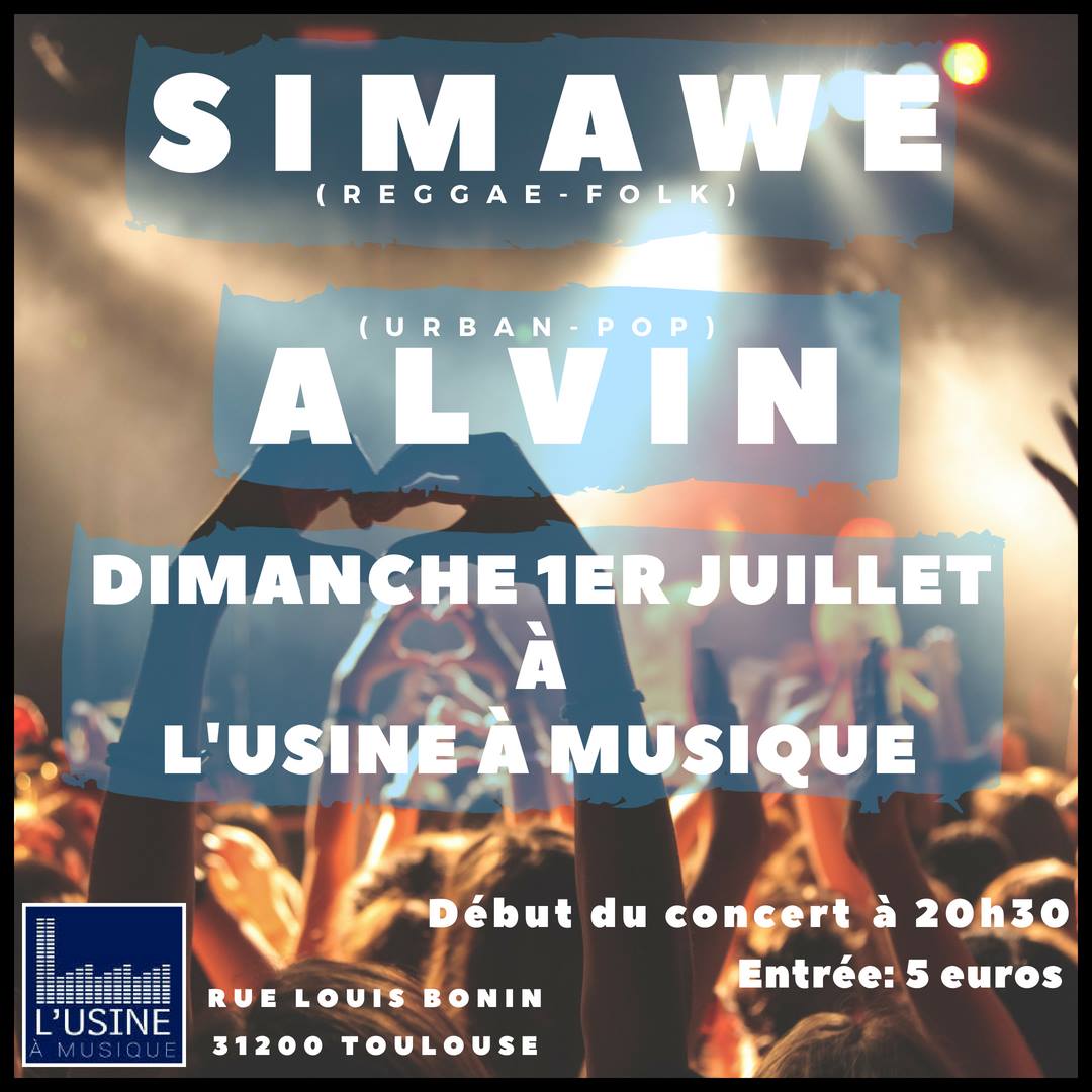 Simawé / Alvin en concert à l'usine à musique