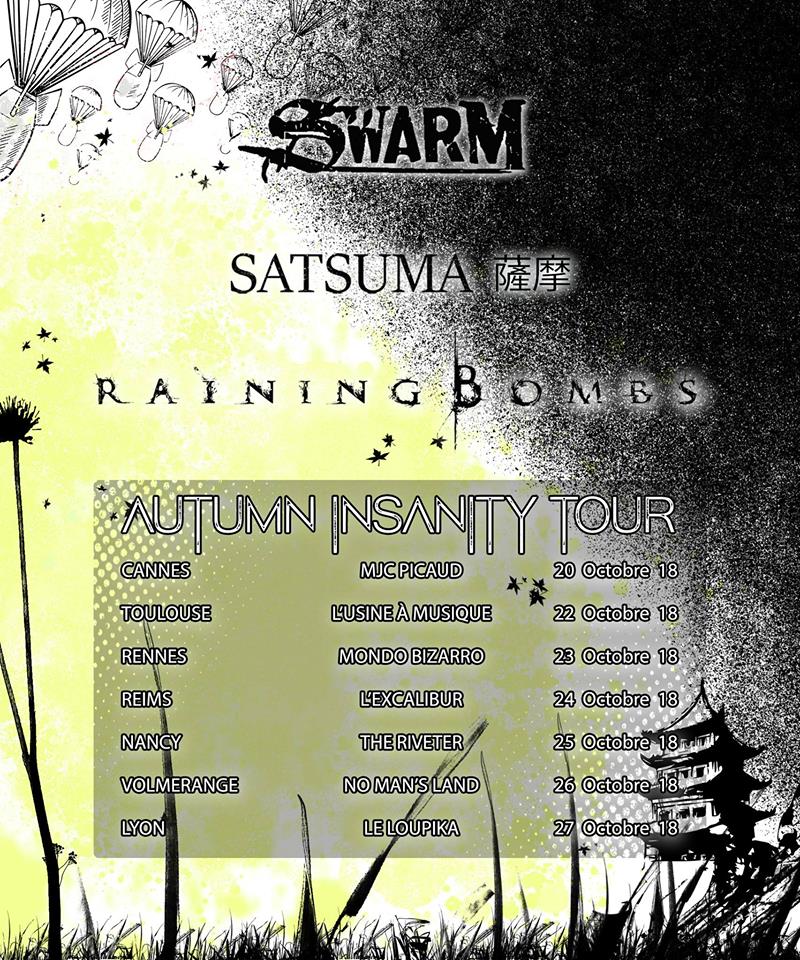 Scorched Earth + Raining Bombs + Swarm + Satsuma 薩摩