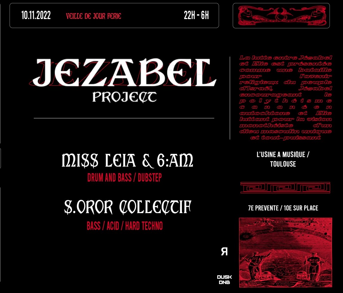[CLUB]JEZABEL PROJECT - Miss Leia & 6:am - S.Oror Collectif